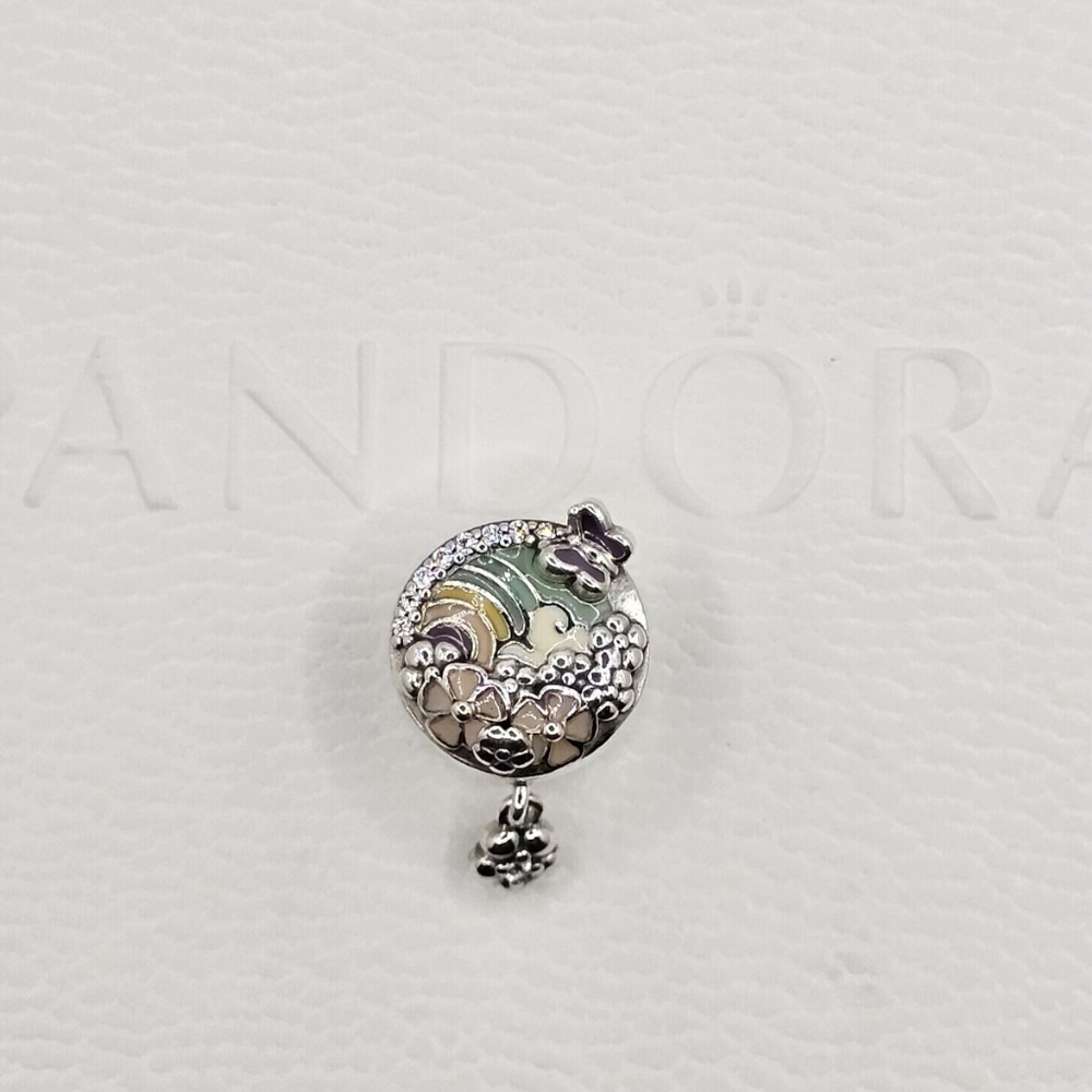 💐Authentic Pandora ⭐️RETIRED⭐️ FLOWER CHARM - Picture 2 of 7